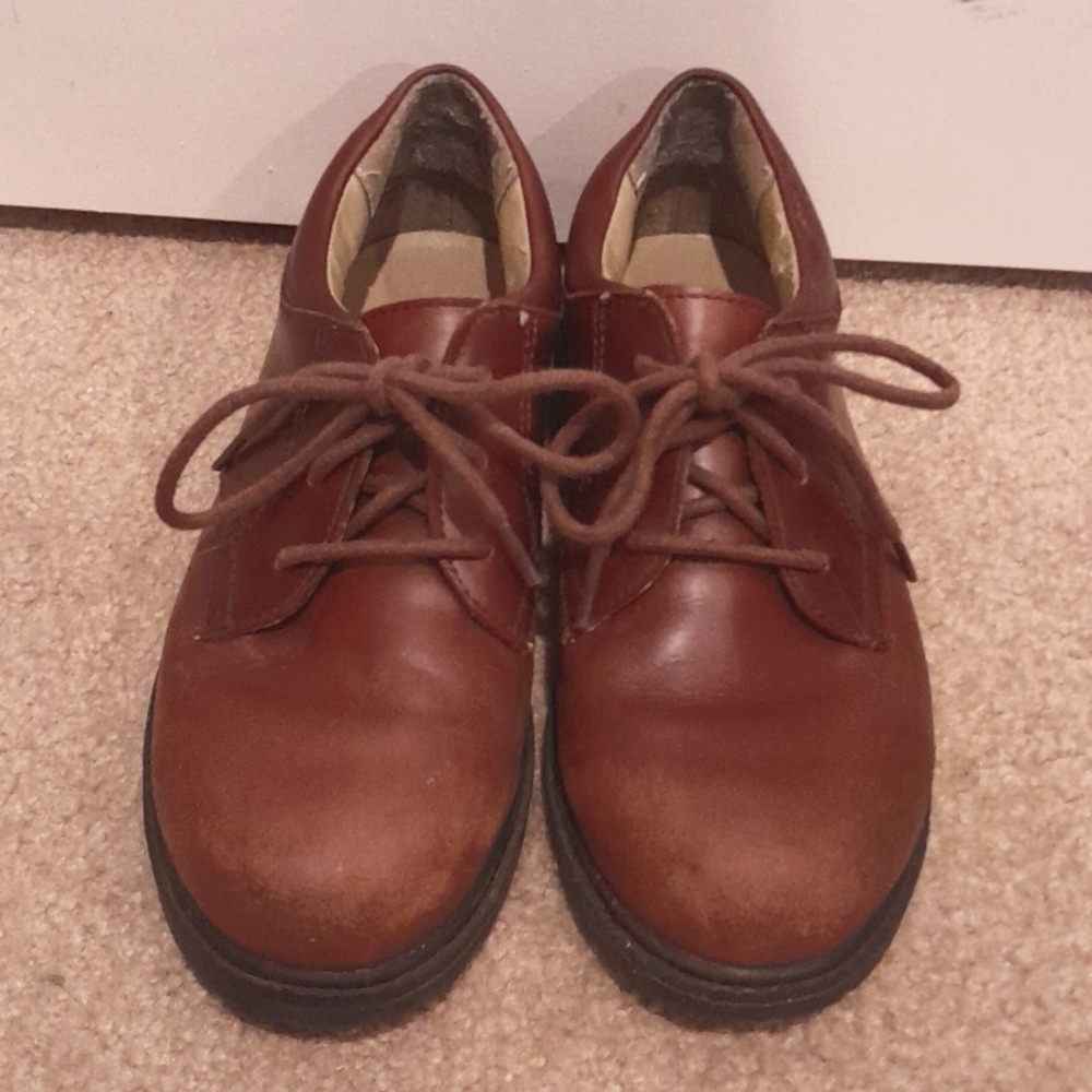 Stride Rite boys James leather dress shoes